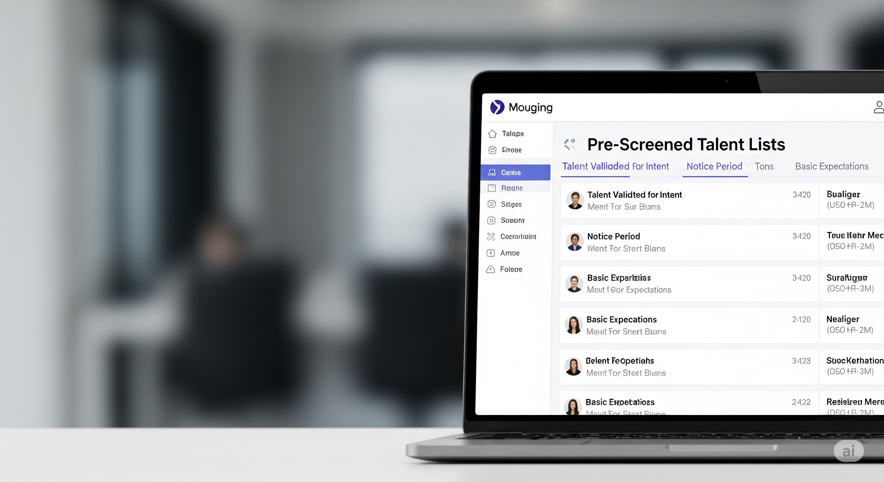 Pre-Screened Talent Lists